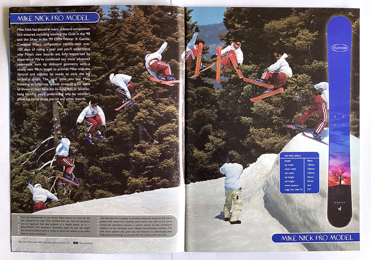 Mike Nick Pro Model 1999 Line Catalog IMG 0476 - The Ski Journal